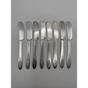 Bird of Paradise‎ Community Silverplate Butter Spreader Pointed 6 1/4" 8pcs 1923